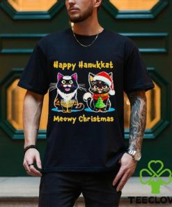 Happy hanukkat meowy Christmas hoodie, sweater, longsleeve, shirt v-neck, t-shirt