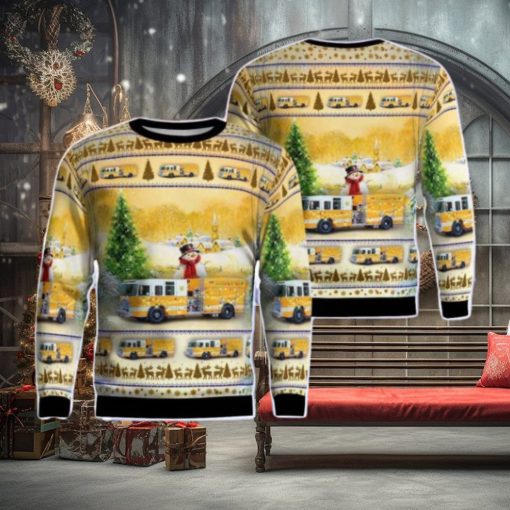 Harborcreek Volunteer Fire Department AOP Ugly Sweater Gift For Christmas