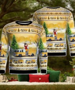 Harborcreek Volunteer Fire Department AOP Ugly Sweater Gift For Christmas