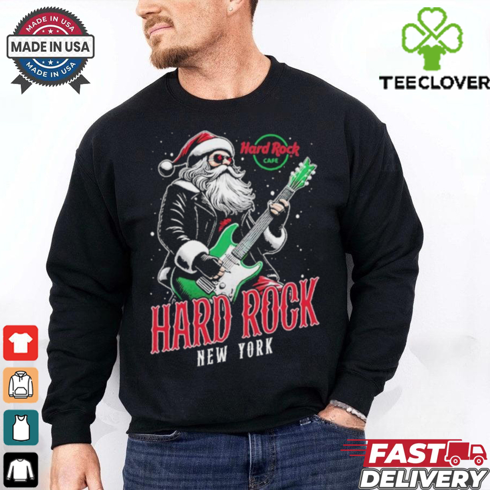Hard Rock Cafe New York Santa Live Holiday Christmas T Shirts Hard Rock Cafe New York Santa Live Holiday Christmas T Shirts