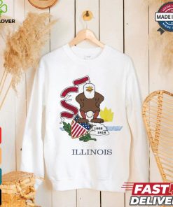 Harebrained Illinois Insurance State Flag Shirt