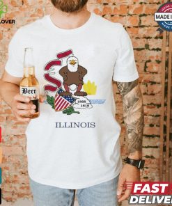 Harebrained Illinois Insurance State Flag Shirt