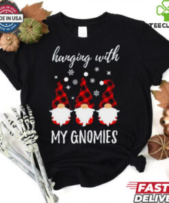 Harging With My Gnomies Happy Hallothankmas shirt