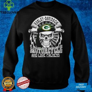 Harley Davidson Motorcycle and love Green Bay Packers hoodie, sweater, longsleeve, shirt v-neck, t-shirt