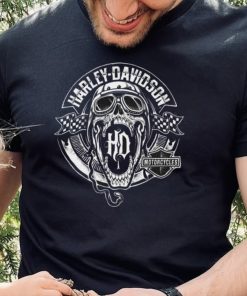 Harley Davidson Skull Motorcycles T Shirt
