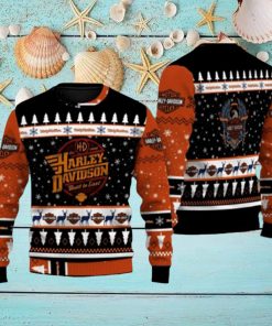 Harley Davidson Ugly Christmas Sweater For Fans