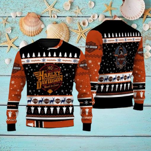 Harley Davidson Ugly Christmas Sweater For Fans