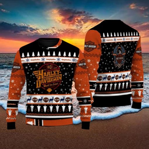 Harley Davidson Ugly Christmas Sweater For Fans