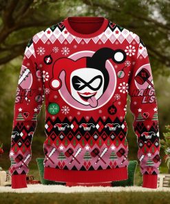 Harley Quinn Christmas Ugly Christmas Sweater Anime Xmas Men And Women Christmas Gift