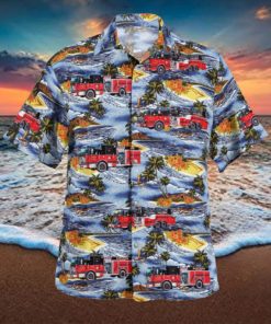 Harlingen Texas Harlingen Fire Department Hawaiian Shirt