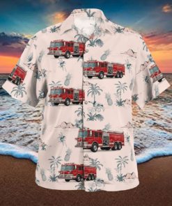 Harpers Ferry West Virginia Bakerton Fire Department Engine Tanker 7 Hawaiian Shirt