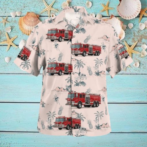 Harpers Ferry West Virginia Bakerton Fire Department Engine Tanker 7 Hawaiian Shirt