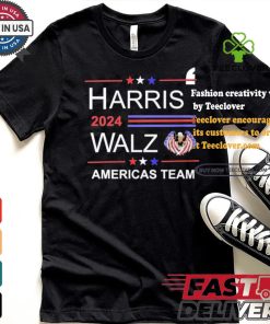 Harris 2024 Walz America’s Team Freedom American Eagle T shirt