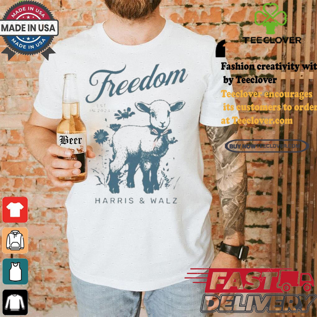 Harris And Walz Est In 2024 Sheep Freedom We’re Not Going Back T shirt Harris And Walz Est In 2024 Sheep Freedom We’re Not Going Back T shirt