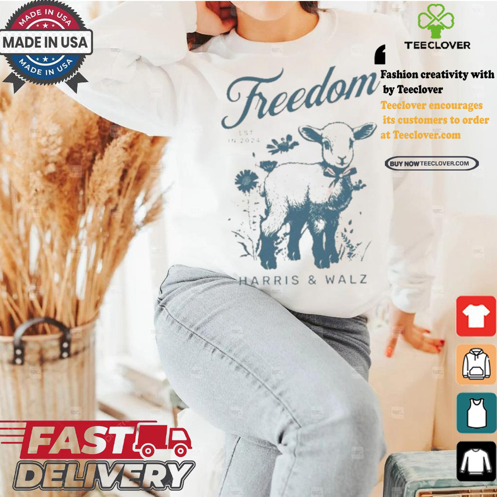 Harris And Walz Est In 2024 Sheep Freedom We’re Not Going Back T shirt Harris And Walz Est In 2024 Sheep Freedom We’re Not Going Back T shirt