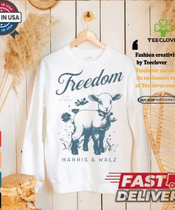 Harris And Walz Est In 2024 Sheep Freedom We’re Not Going Back T shirt