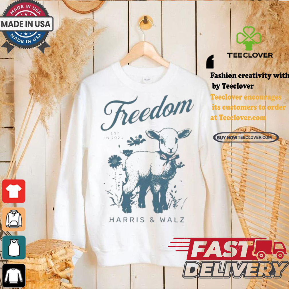 Harris And Walz Est In 2024 Sheep Freedom We’re Not Going Back T shirt Harris And Walz Est In 2024 Sheep Freedom We’re Not Going Back T shirt
