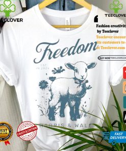 Harris And Walz Est In 2024 Sheep Freedom We’re Not Going Back T shirt