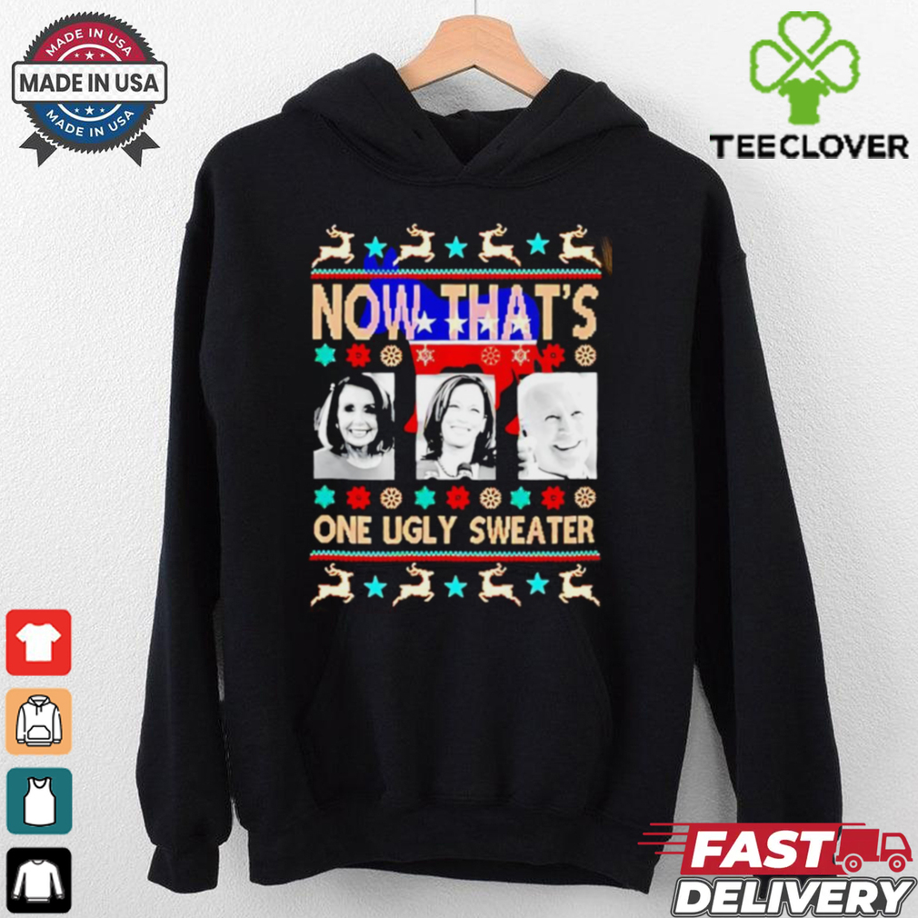 Harris Nancy Pelosi and Biden now that’s one ugly sweater Christmas shirt Harris Nancy Pelosi and Biden now that’s one ugly sweater Christmas shirt