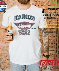 Harris Walz 2024 For President US Wing Flag Classic Kamala Tim T shirt