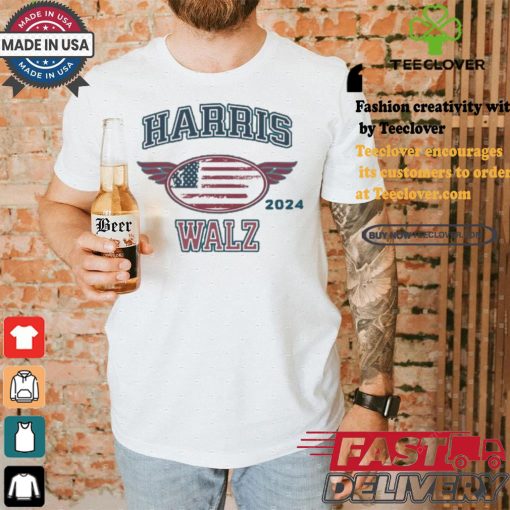 Harris Walz 2024 For President US Wing Flag Classic Kamala Tim T shirt