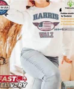 Harris Walz 2024 For President US Wing Flag Classic Kamala Tim T shirt