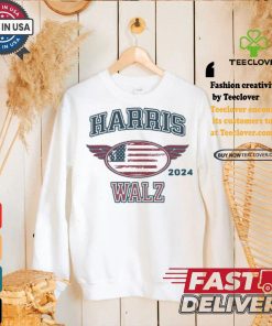 Harris Walz 2024 For President US Wing Flag Classic Kamala Tim T shirt