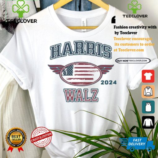 Harris Walz 2024 For President US Wing Flag Classic Kamala Tim T shirt