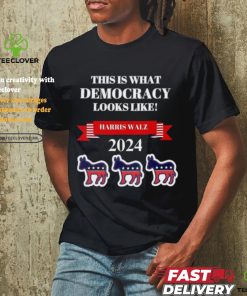 Harris Walz 2024 This Is What Democracy Looks Like Shirt