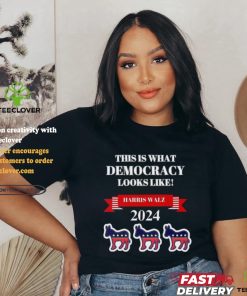 Harris Walz 2024 This Is What Democracy Looks Like Shirt 2 Harris Walz 2024 This Is What Democracy Looks Like Shirt