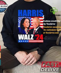 Harris Walz 24 President Election Democratic Party Win Voting For Both Harris And Walz T shirt