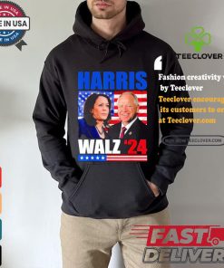 Harris Walz 24 President Election Democratic Party Win Voting For Both Harris And Walz T shirt