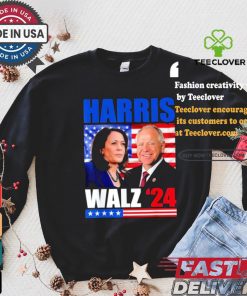 Harris Walz 24 President Election Democratic Party Win Voting For Both Harris And Walz T shirt