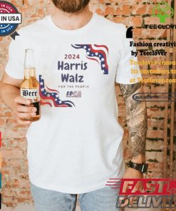 Harris Walz For The People Usa 2024 America Flag Let’s Finish The Job T shirt