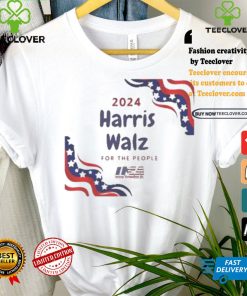 Harris Walz For The People Usa 2024 America Flag Let’s Finish The Job T shirt