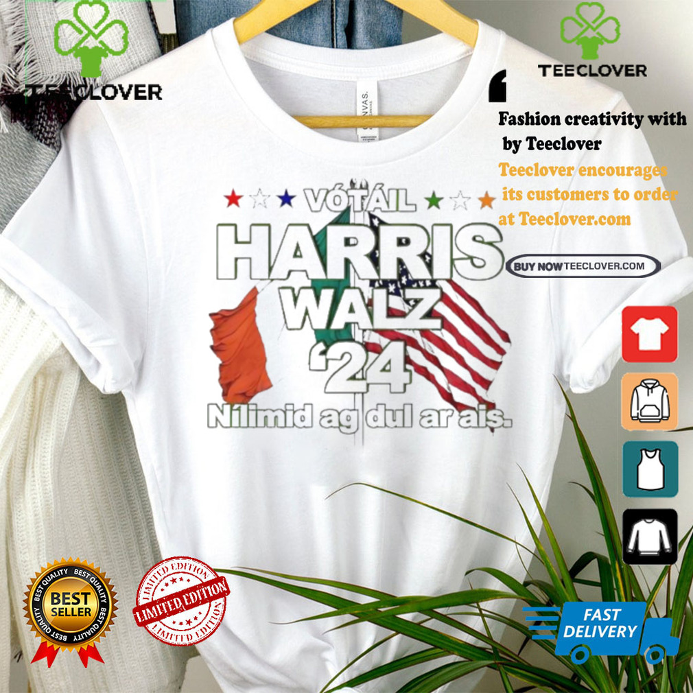 Harris Walz Irish American in Gaeilge Irish language ’24 shirt Harris Walz Irish American in Gaeilge Irish language ’24 shirt