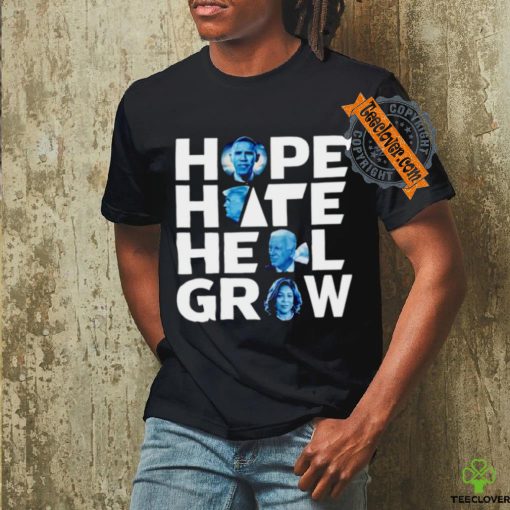 Harris and US Political Hope Hate Heal Grow hoodie, sweater, longsleeve, shirt v-neck, t-shirt