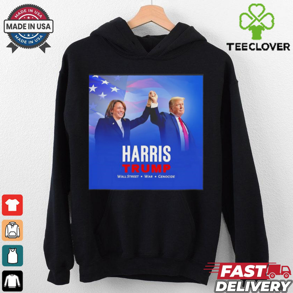Harris x Trump Wallstreet War Genocide shirt Harris x Trump Wallstreet War Genocide shirt
