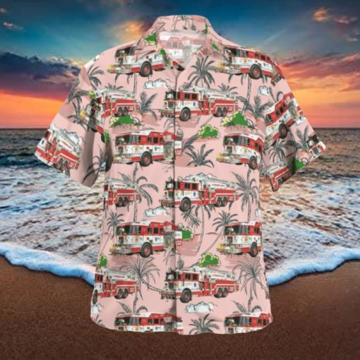 Harrisburg Pennsylvania Progress Fire Company Retired Fleet Hawaiian Shirt