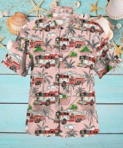 Harrisburg Pennsylvania Progress Fire Company Retired Fleet Hawaiian Shirt
