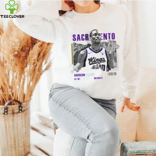 Harrison Barnes Sacramento Kings basketball player information paper hoodie, sweater, longsleeve, shirt v-neck, t-shirt