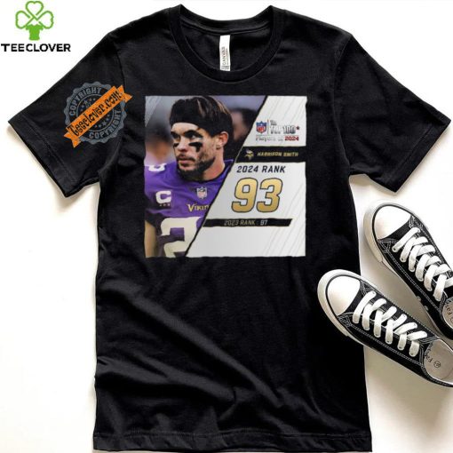 Harrison Smith Rank 93 The NFL Top 100 Players Of 2024 T Shirt
