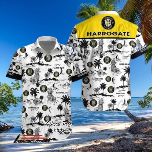 Harrogate Town AFC Version 2 Hawaiian Shirt