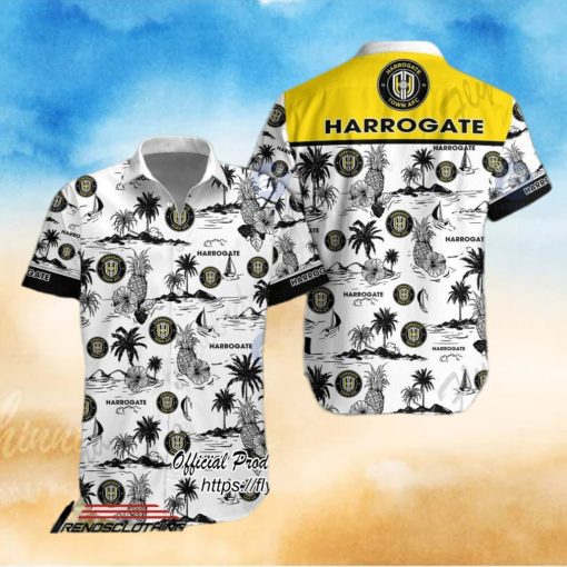 Harrogate Town AFC Version 2 Hawaiian Shirt