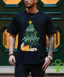 Harry P Hp Slyther Blue House Magical Christmas Tree Shirt