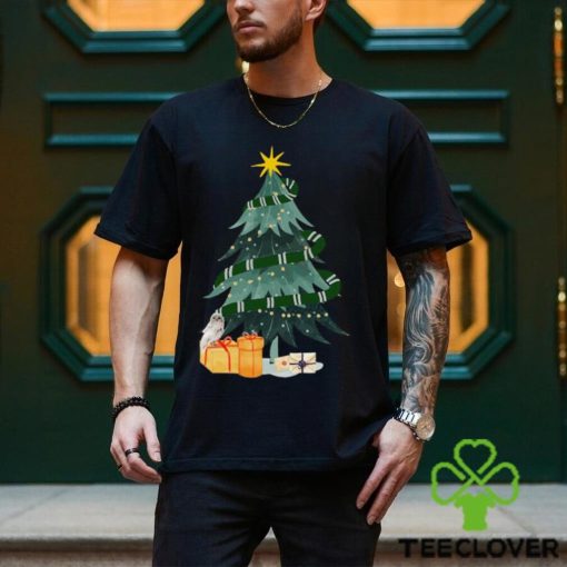 Harry P Hp Slyther Blue House Magical Christmas Tree Shirt