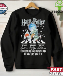 Harry Potter Abbey Road It Matters Not What Someone Is Born But What They Grow To Be Shirt