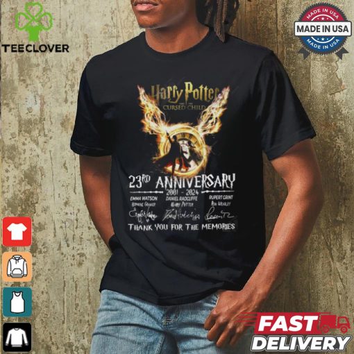 Harry Potter And The Cursed Child 23rd Anniversary 2001 – 2024 Thank You For The Memories T Shirt