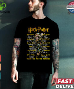 Harry Potter Characters Thank You For The Memories T Shirt