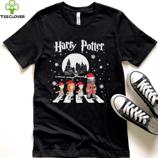 Harry Potter Chibi Abbey Road Christmas Shirt